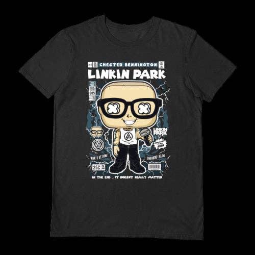 Pop Culture - Linkin Park Chester Adult T-Shirt