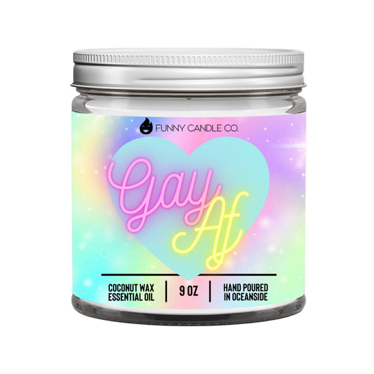 Gay Af Candle- LGBTQ gift