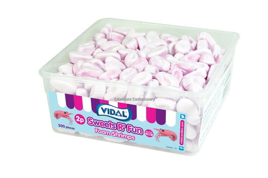 Foam Shrimps Tub (Vidal) 300 Count