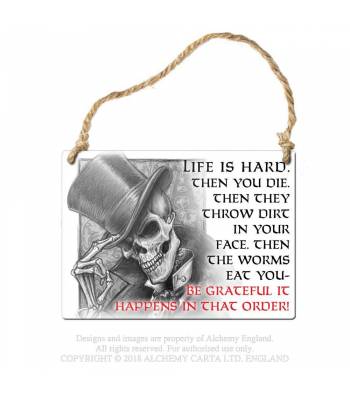 Life is Hard... Metal Sign