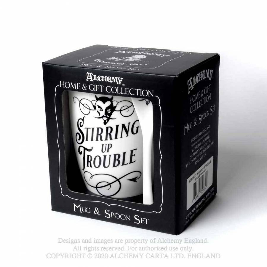 Stirring up Trouble: Mug and Spoon Set