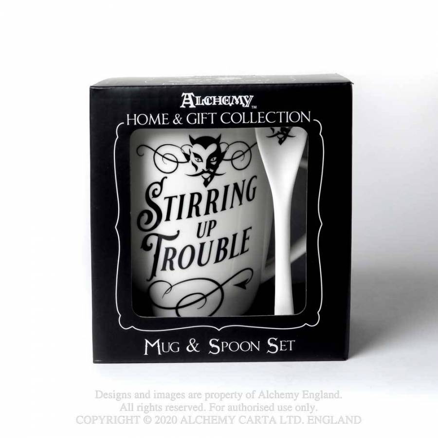 Stirring up Trouble: Mug and Spoon Set