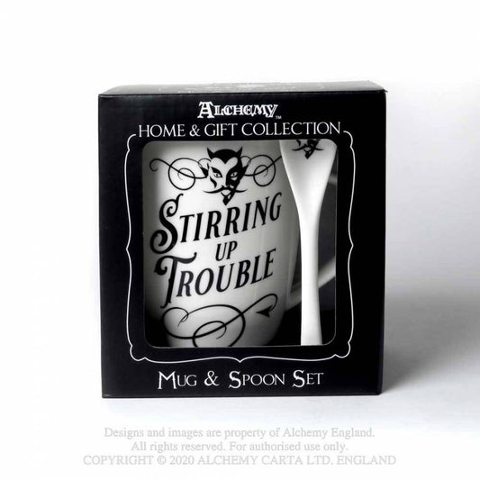 Stirring up Trouble: Mug and Spoon Set