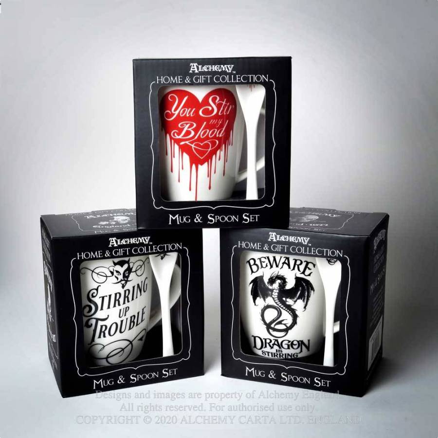 Stirring up Trouble: Mug and Spoon Set