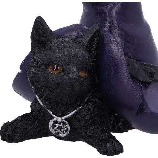 Piper 10.5cm Witches Cat and Hat Figurine