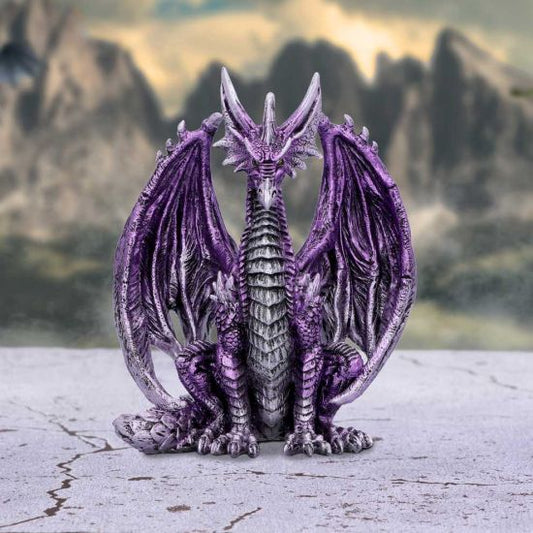 Porfirio Purple Dragon Figurine 17.7cm