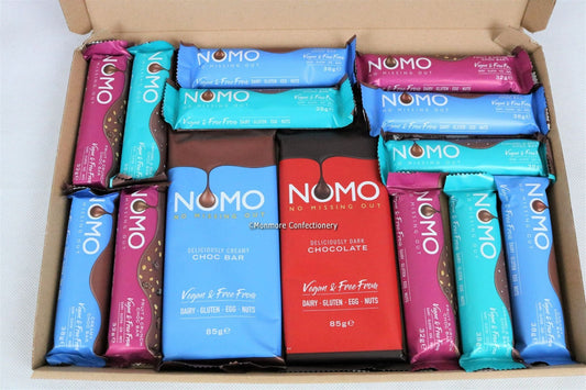 Nomo Variety Vegan Chocolate Bars Selection Box