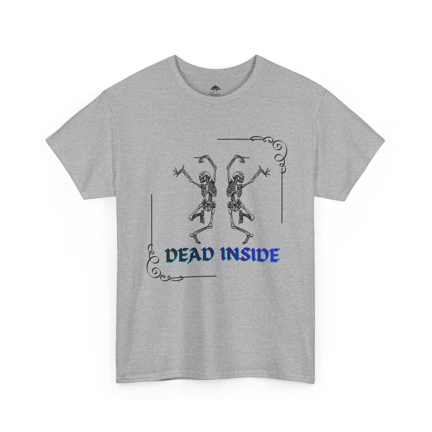 Dead Inside Tee - Gothic Skeleton Graphic T-Shirt