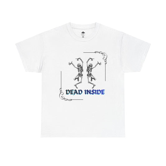 Dead Inside Tee - Gothic Skeleton Graphic T-Shirt