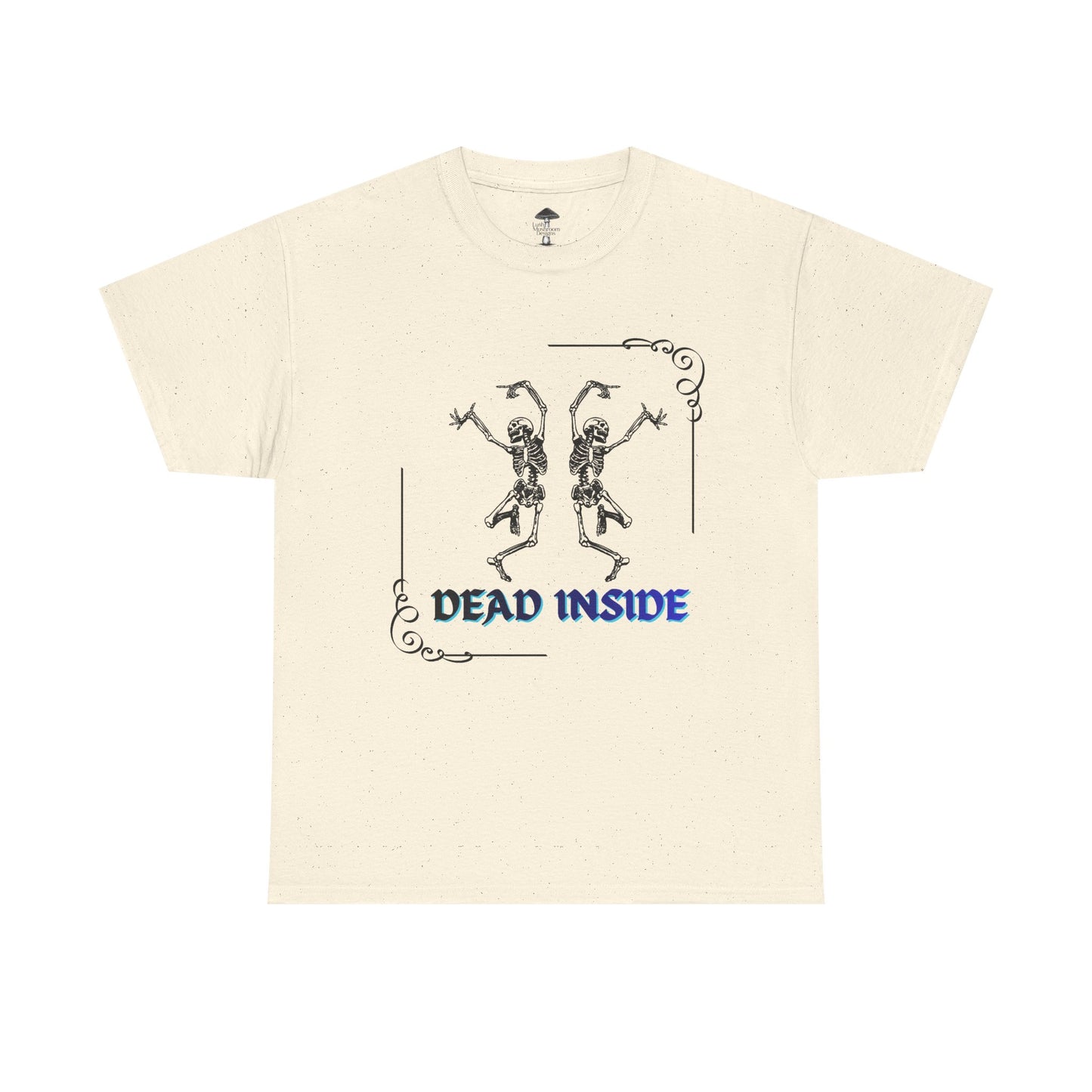 Dead Inside Tee - Gothic Skeleton Graphic T-Shirt