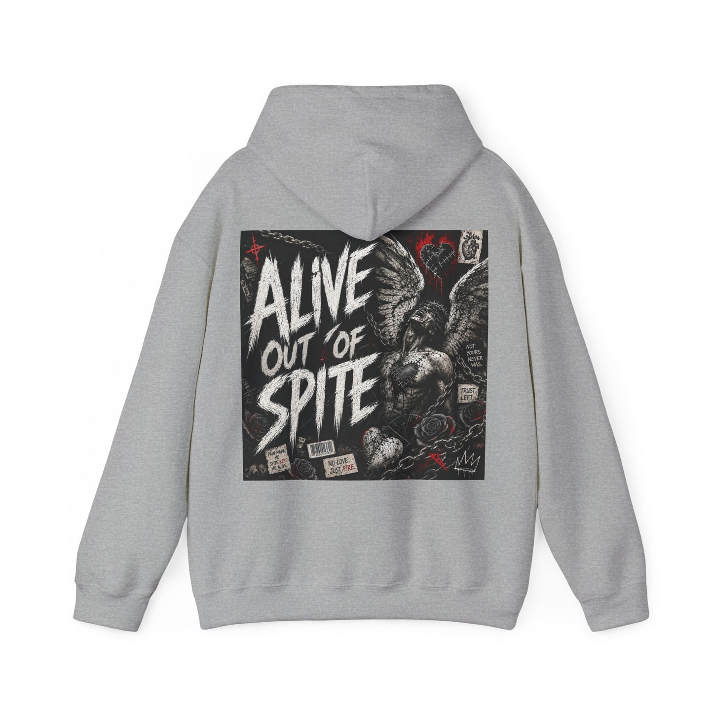 "Alive Out of Spite" Men's Mental Health Hoodie