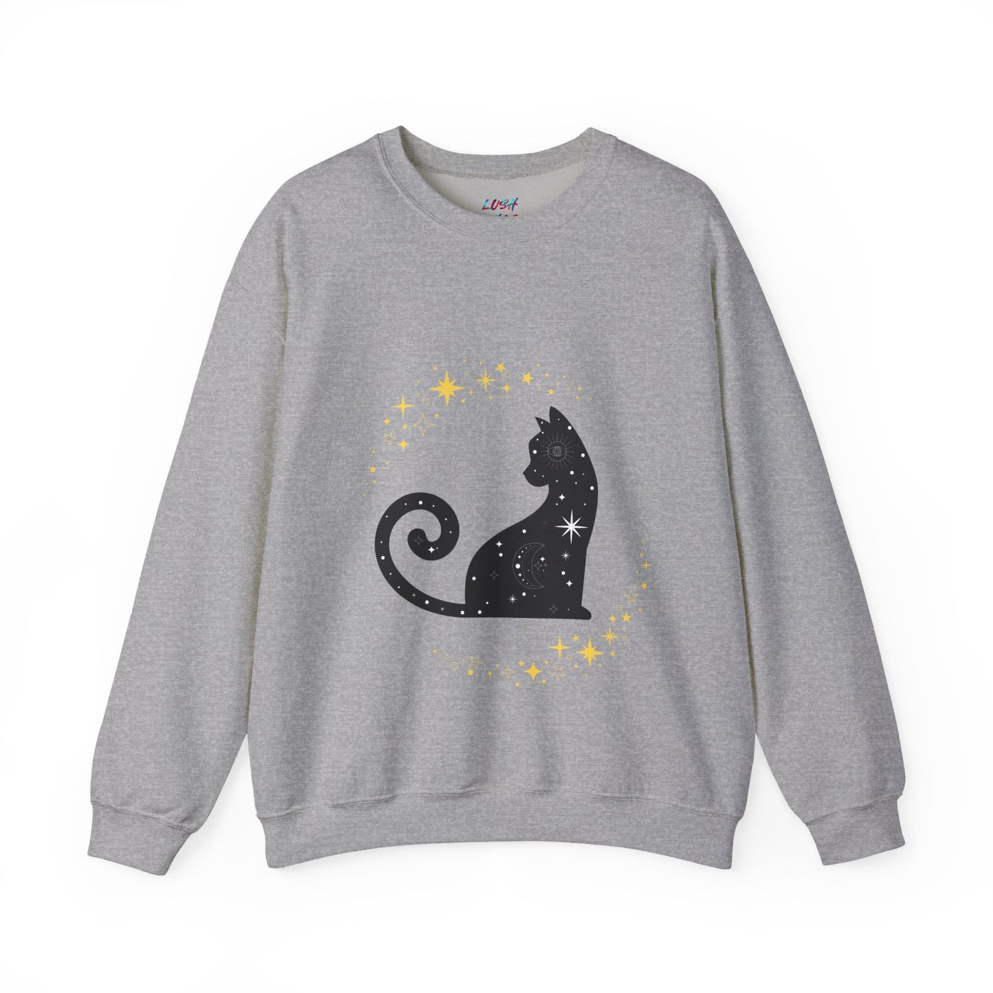 Starry Cat Crewneck Sweatshirt