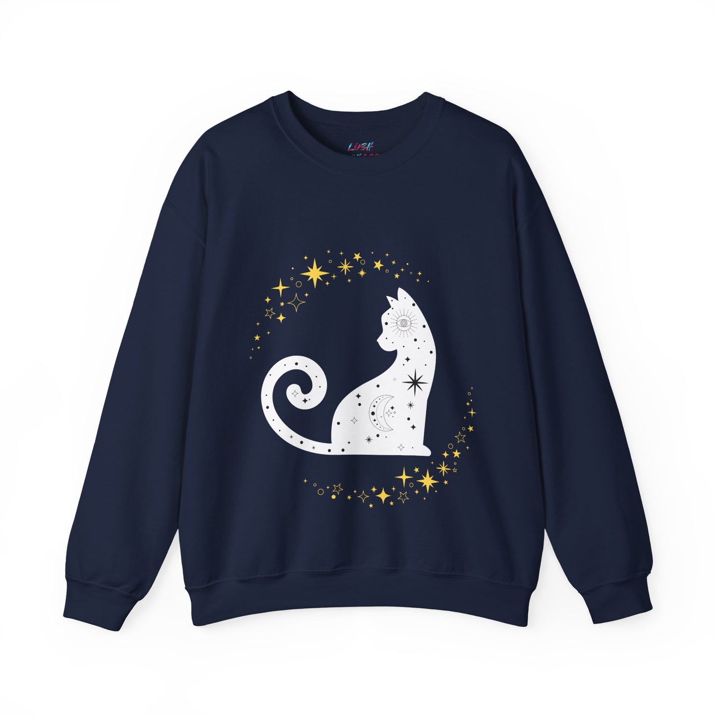 Starry Cat Crewneck Sweatshirt