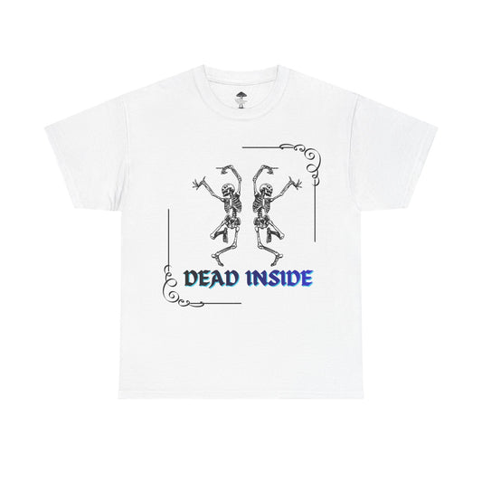 Dead Inside Tee - Gothic Skeleton Graphic T-Shirt
