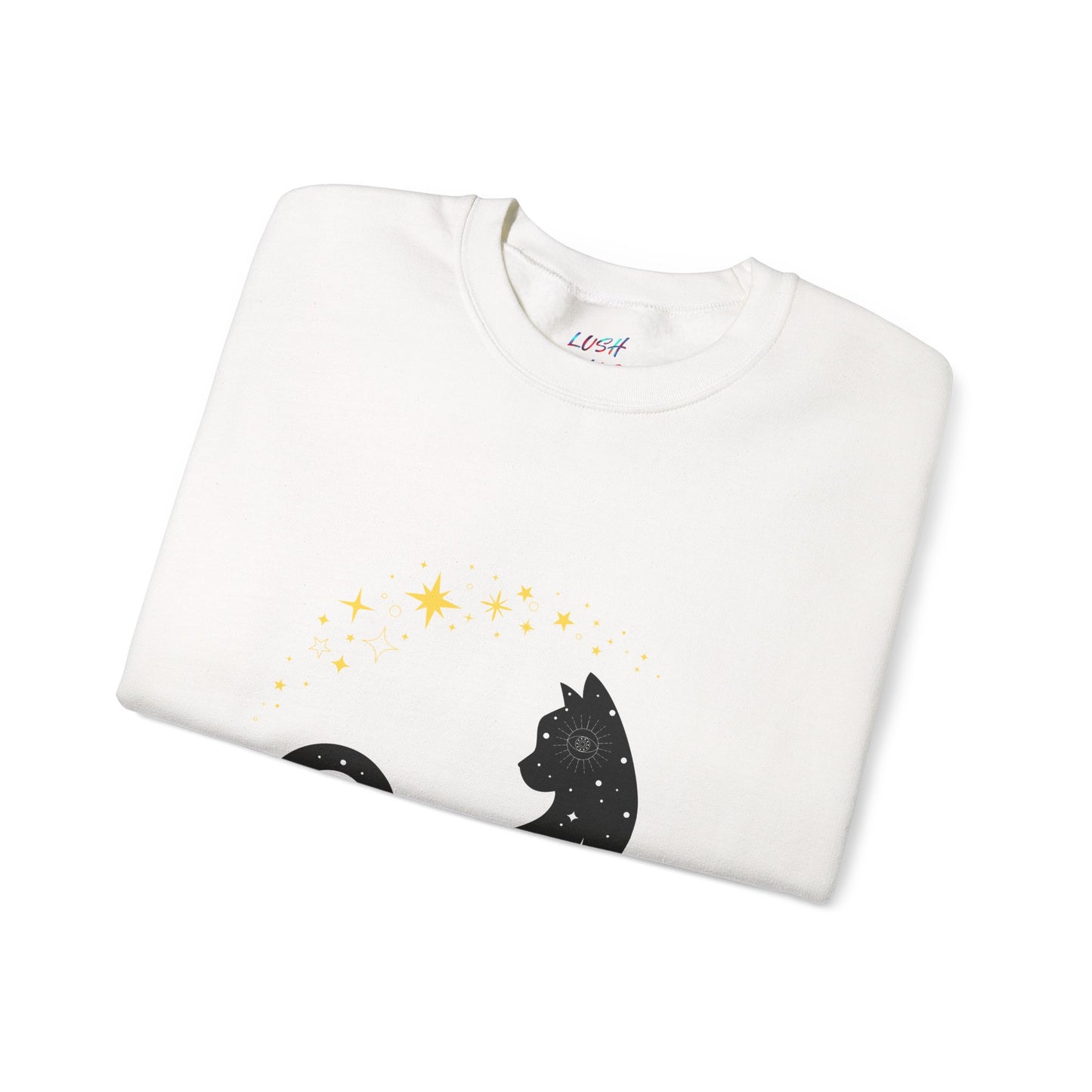 Starry Cat Crewneck Sweatshirt