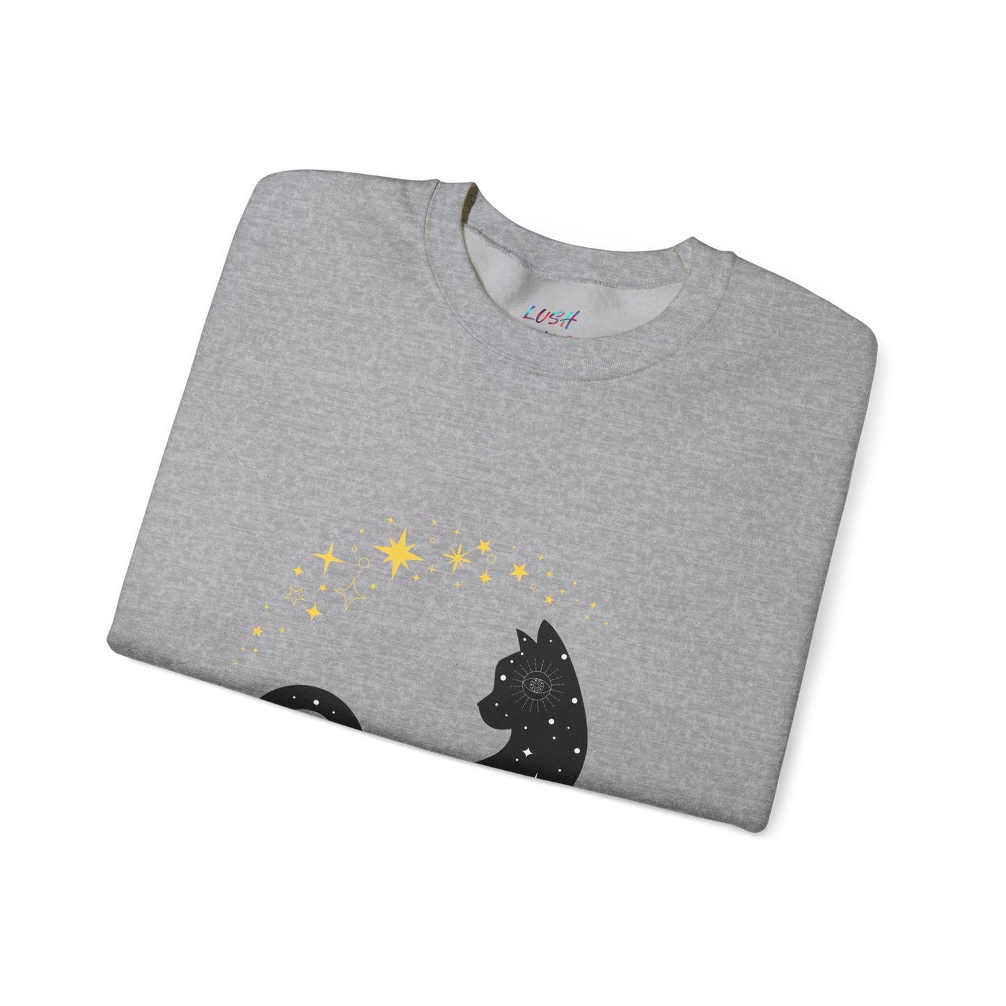 Starry Cat Crewneck Sweatshirt