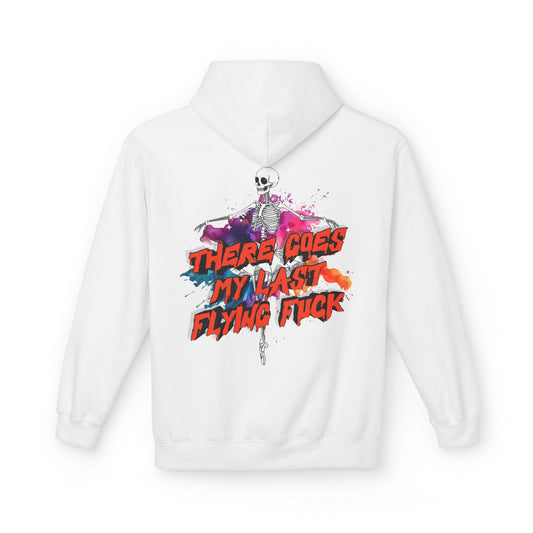 There Goes My Last Flying F*** Skeleton Graphic Pullover