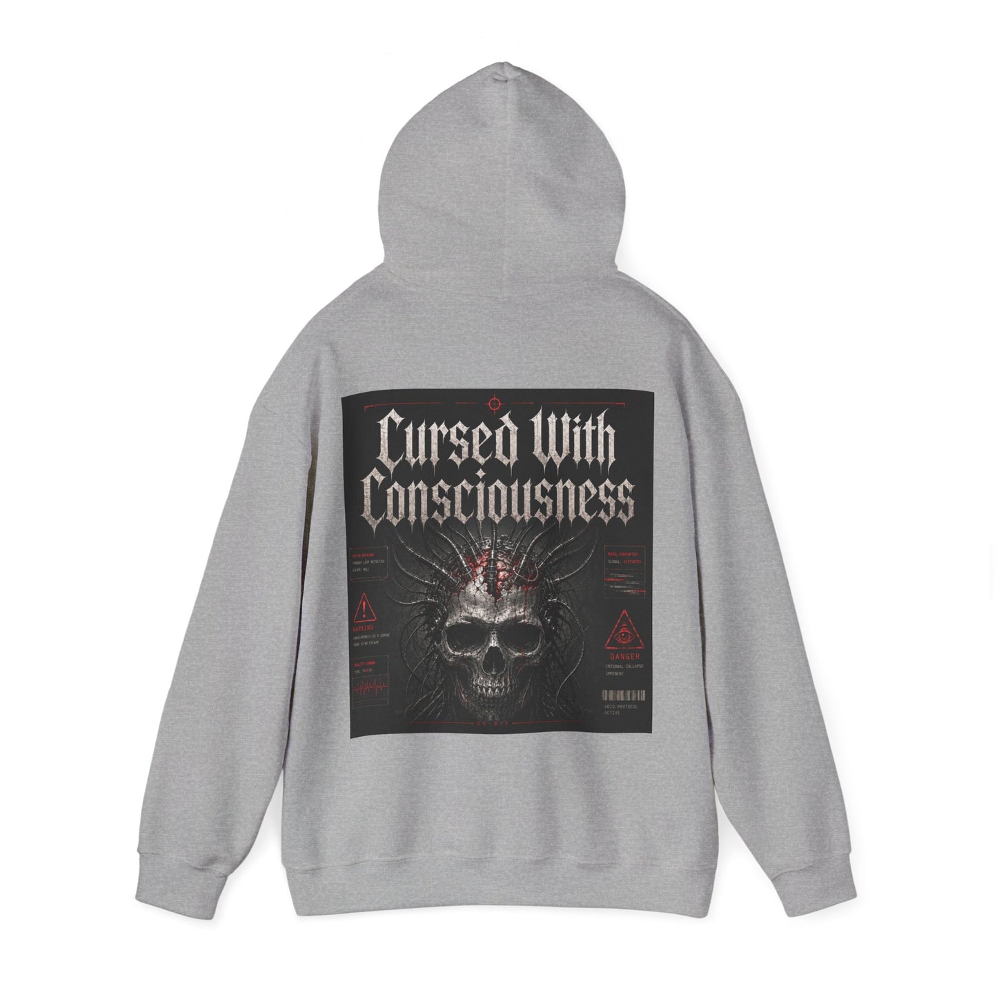 "Cursed With Consciousness" Hoodie - Mental Health Awareness