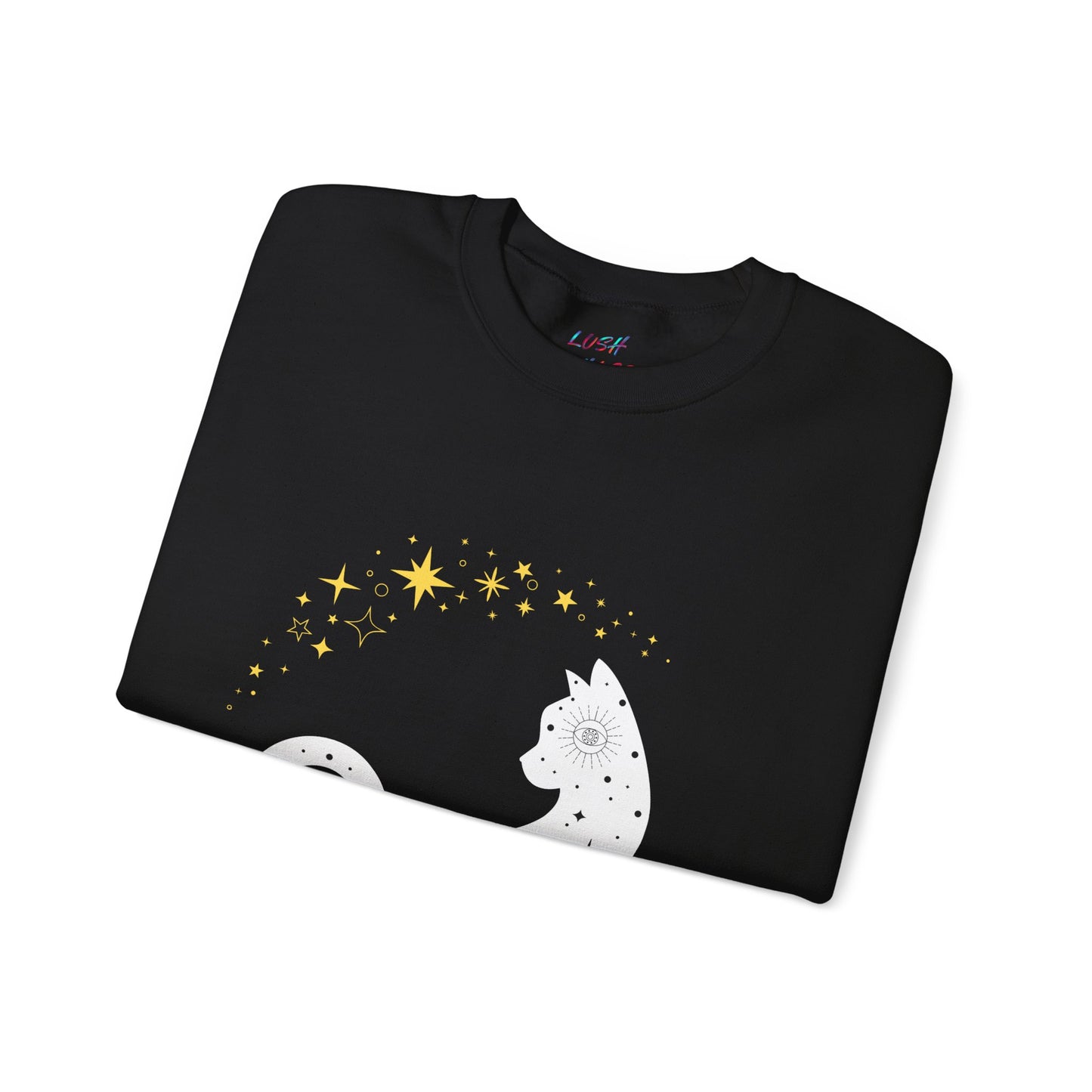 Starry Cat Crewneck Sweatshirt