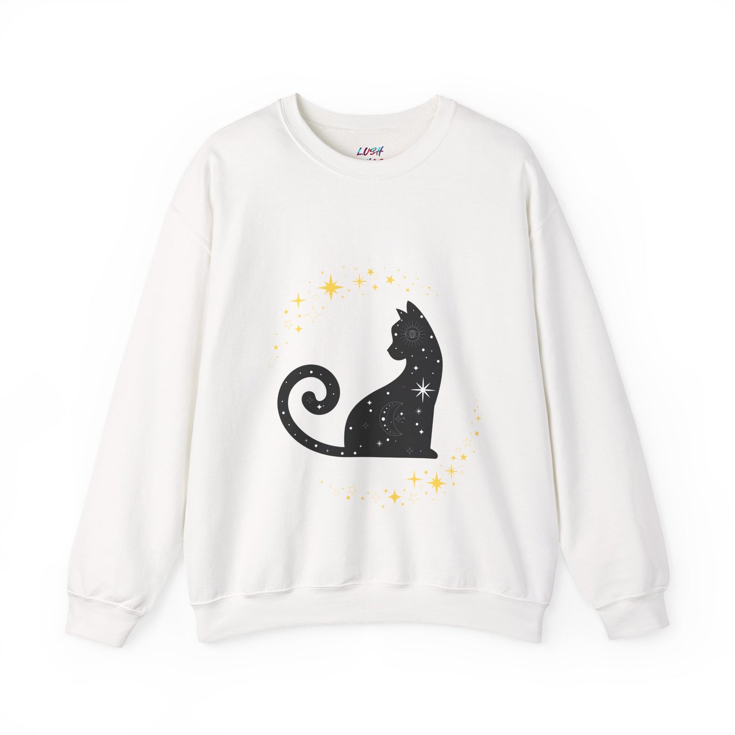 Starry Cat Crewneck Sweatshirt
