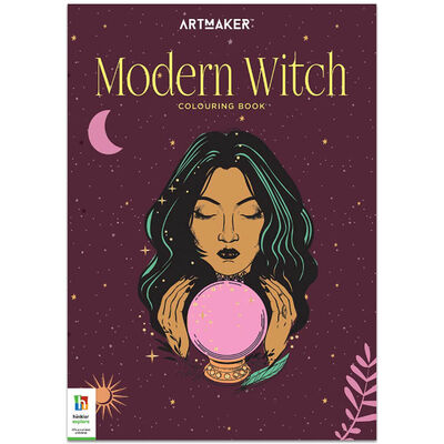 Modern Witch Colouring Book