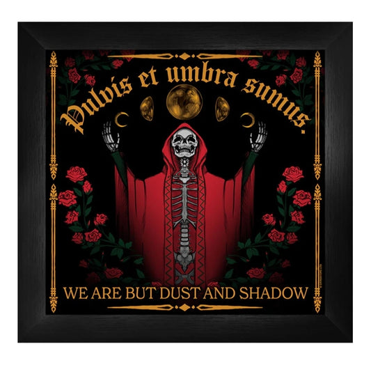 We Are But Dust & Shadow Framed Print