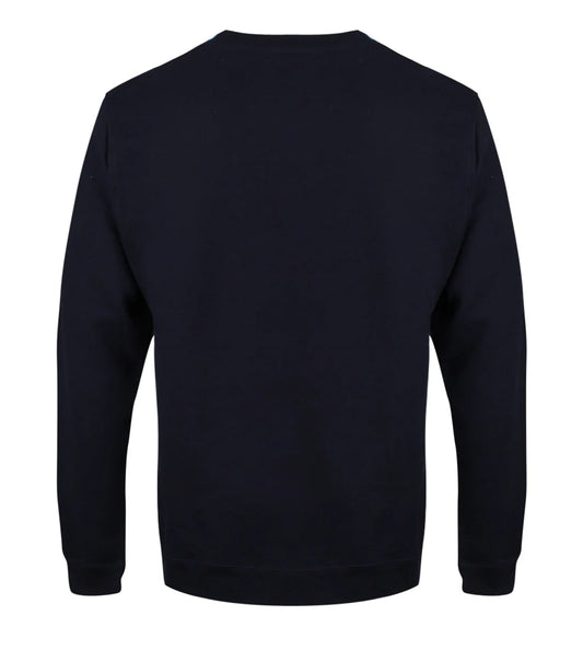 We Wish You A Scary Christmas Navy Blue Christmas Jumper