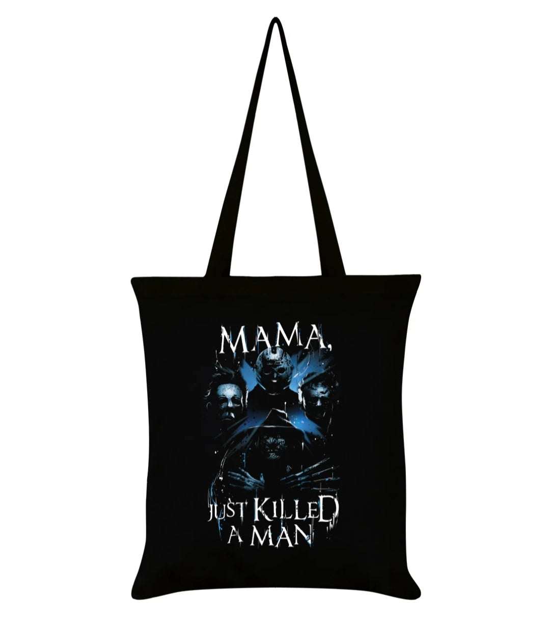 Mama, Just Killed A Man Black Tote Bag