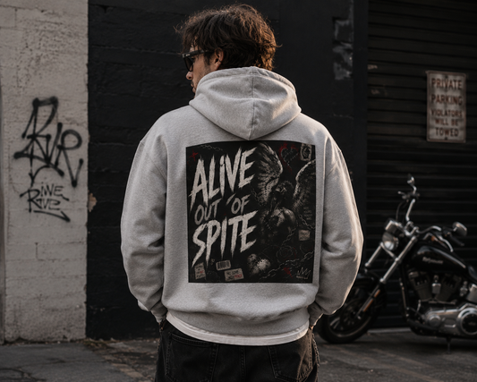 "Alive Out of Spite" Men's Mental Health Hoodie