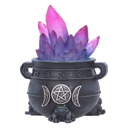 Quartz Cauldron with Light-Up Crystal