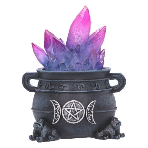 Quartz Cauldron with Light-Up Crystal