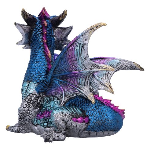 Orb Hoard Dragon Figurine (Blue)