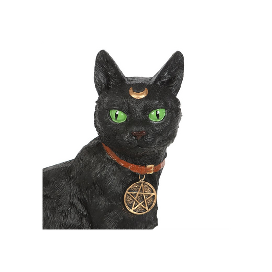 Sitting Black Cat Figurine