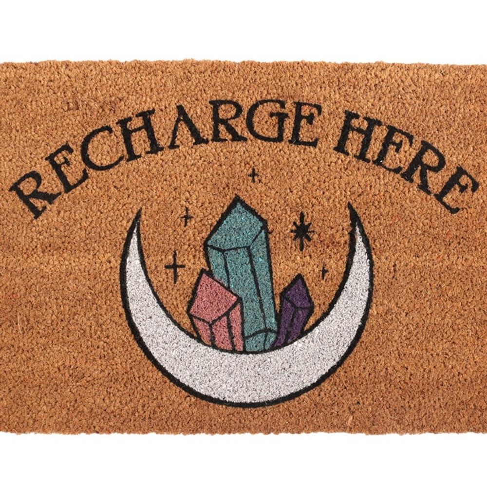 Natural Recharge Here Crystal Doormat