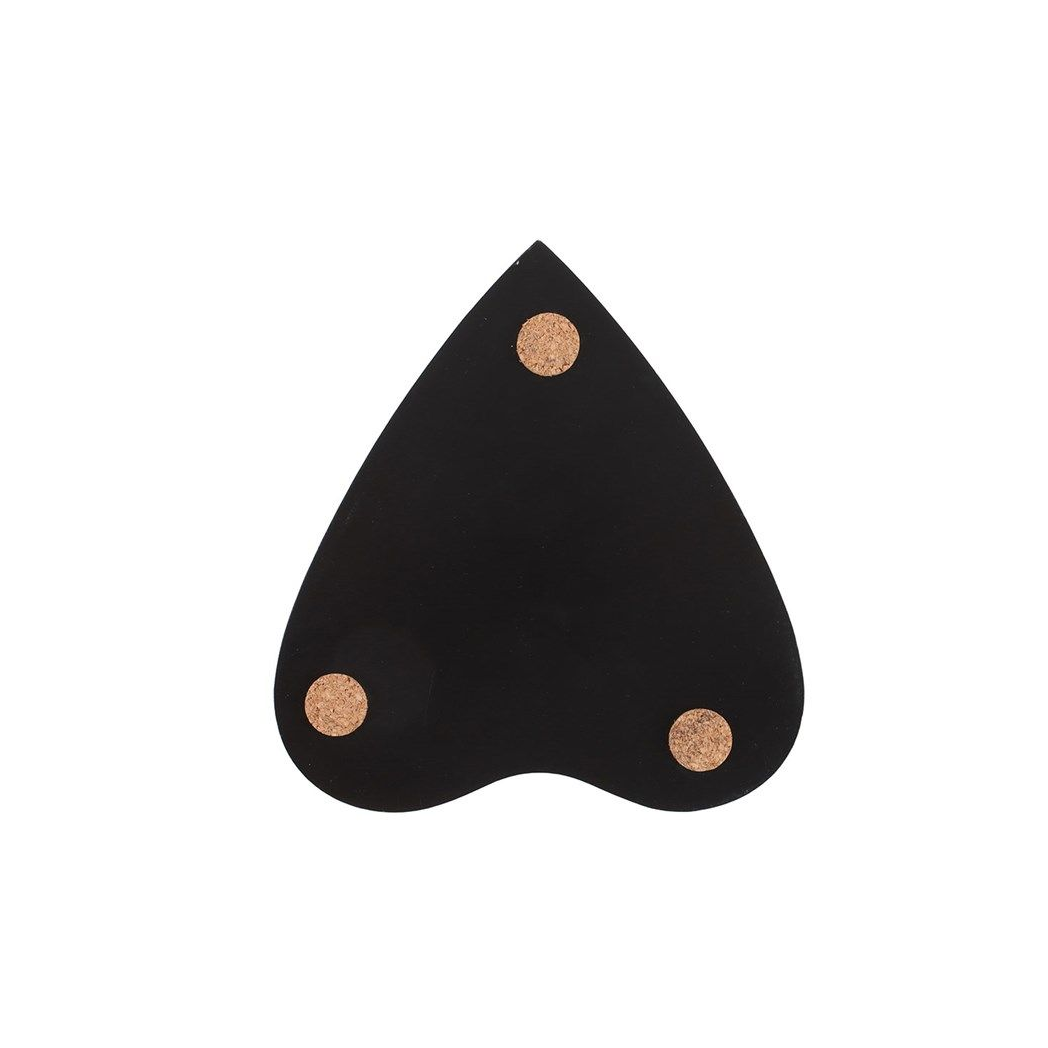 Black Talking Board Planchette Coaster Set