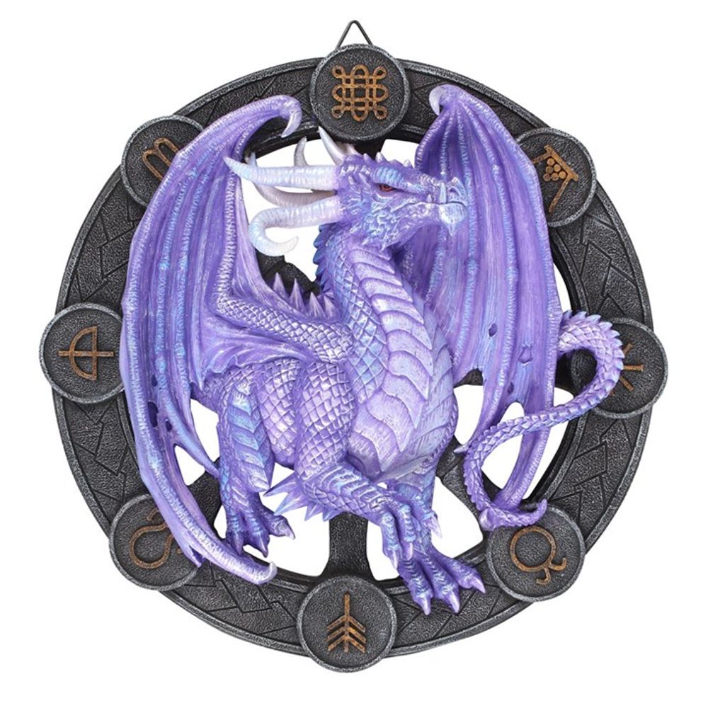 Samhain Dragon Resin Wall Plaque by Anne Stokes