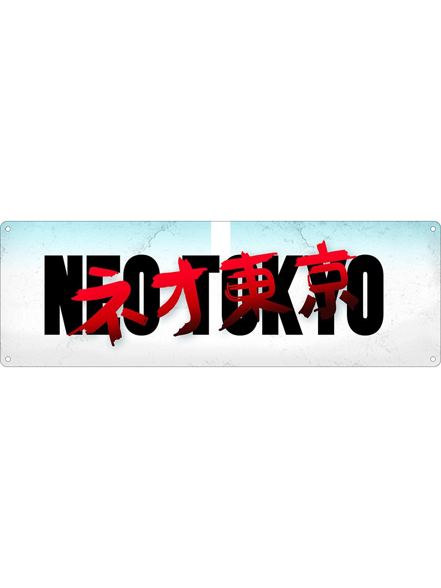 Neo Tokyo Slim Tin Sign