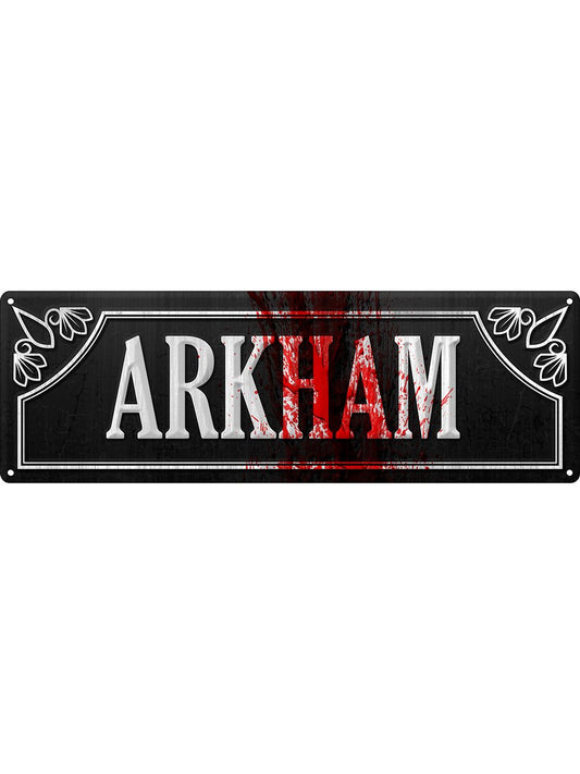 Arkham Slim Tin Sign