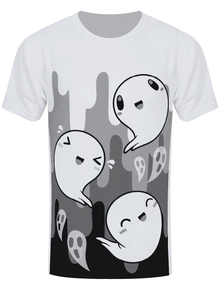 Happy Spooks Men's White Sub Shirt