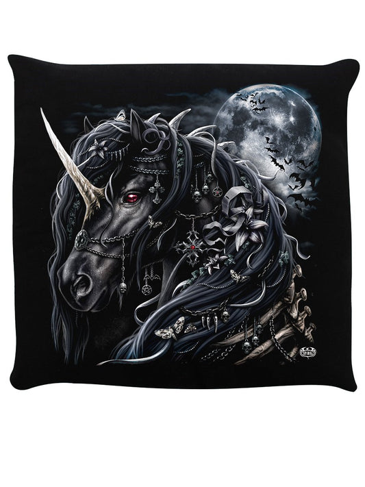 Dark Unicorn Black Cushion