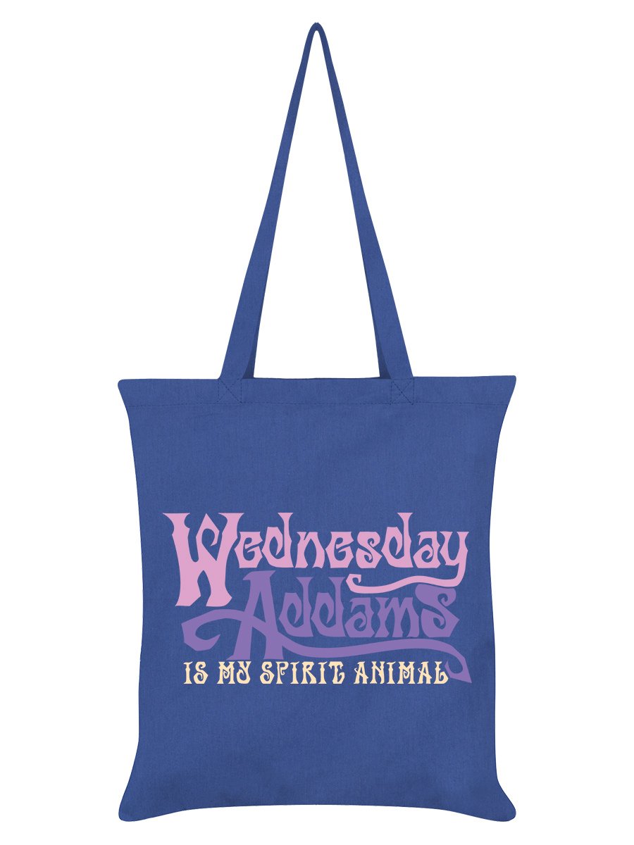 Wednesday Addams Is My Spirit Animal Cornflower Blue Tote Bag