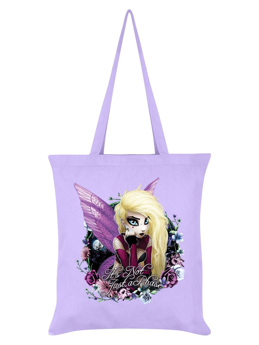 Hexxie Izzy It's Not Just A Phase Lilac Tote Bag