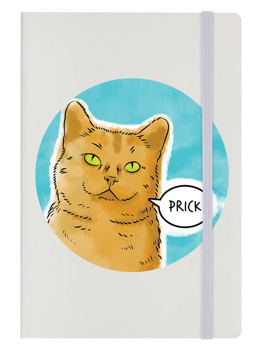 Cute But Abusive - Prick Cream A5 Hard Cover Notebook