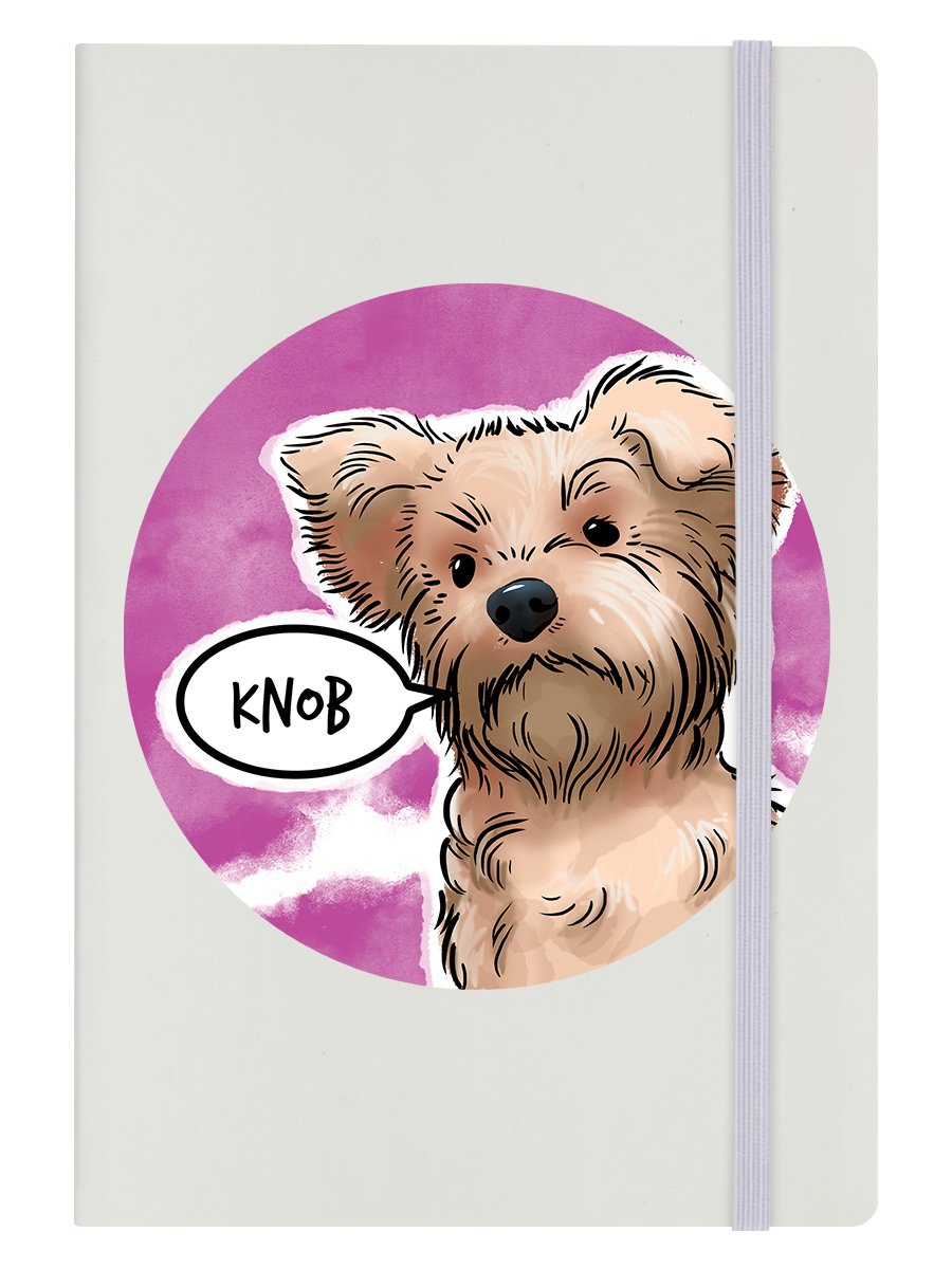 Cute But Abusive - Knob Cream A5 Hard Cover Notebook