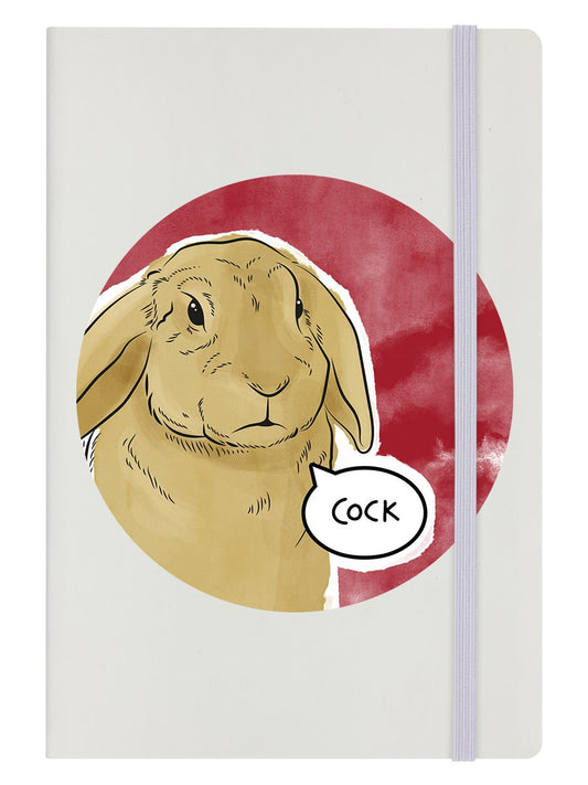 Cute But Abusive - Cock Cream A5 Hard Cover Notebook