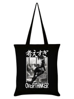 Tokyo Spirit Over-thinker Black Tote Bag