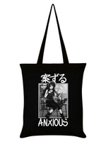 Tokyo Spirit Anxious Black Tote Bag