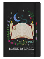 Bound By Magic Black A5 Hard Cover Notebook