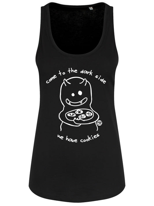 Pop Factory Come To The Dark Side Ladies Black Floaty Tank