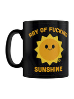 Pop Factory Ray of Fucking Sunshine Black Mug